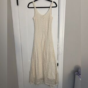 Abercrombie & fitch lace white dress